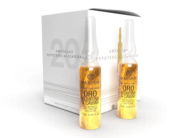 AMPOLLA ORO Y CAVIAR BRILLO