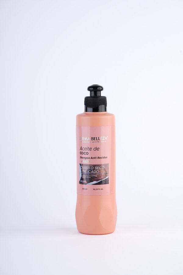 Aceite de coco shampoo antiresiduo paso 1